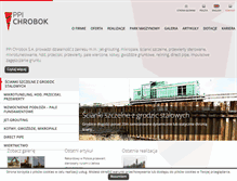 Tablet Screenshot of chrobok.com.pl